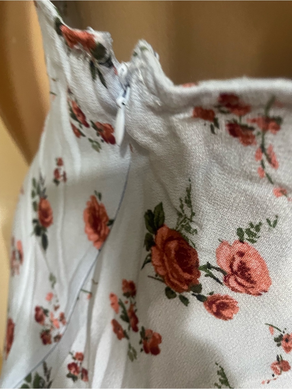 wild fable Light Blue Floral Midi Dress with Scoop Neck - Picture 9 of 10